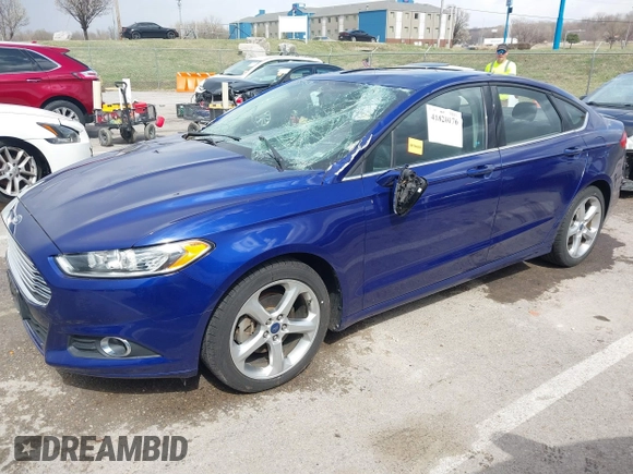 2014 Ford Fusion SE with VIN 1FA6P0HD2E5358620, listed as a IAAI auction lot 41820176 with 59,616 mi miles. Bid and sale history available at carsss.com. Image 2.