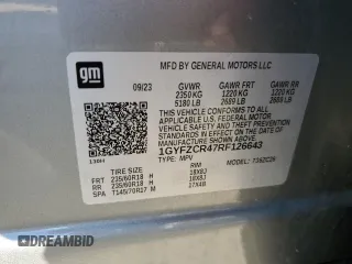 2024 Cadillac XT4 FWD Premium Luxury z VIN 1GYFZCR47RF126643, wystawiony jako Copart lot #80694964 z przebiegiem 24 583 mil mil oraz Czysty tytuł • Clean title. Historia ofert i sprzedaży dostępna na DreamBid. Obrazek 13.