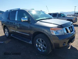 2010 Nissan Armada Titanium z VIN 5N1AA0NC1AN613846, wystawiony jako IAAI lot #42181048 z przebiegiem 164 049 mil mil oraz . Historia ofert i sprzedaży dostępna na DreamBid. Obrazek 1.