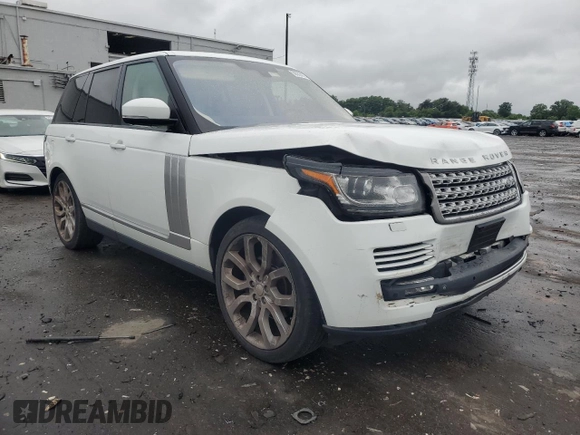 2014 Land Rover Range Rover HSE with VIN SALGS2WF9EA176815, listed as a Copart auction lot 58068405 with 155,260 mi miles and Salvage title. Bid and sale history available at DreamBid. Image 4.