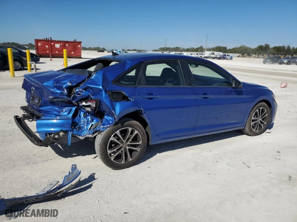 2024 Volkswagen Jetta Sport with VIN 3VWBM7BU0RM075925, listed as a Copart auction lot 48167235 with 20,284 mi miles and Non Repairable. Bid and sale history available at carsss.com. Image 3.
