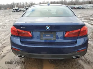 2019 BMW 5 Series 540i xDrive with VIN WBAJE7C57KWW14577, listed as a Copart auction lot 45013375 with 61,383 mi miles and Salvage Title. Bid and sale history available at carsss.com. Image 6.