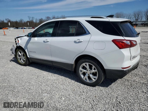 2018 Chevrolet Equinox LT with VIN 2GNAXTEX8J6285635, listed as a Copart auction lot 49552915 with 35,607 mi miles and Salvage Title. Bid and sale history available at carsss.com. Image 2.
