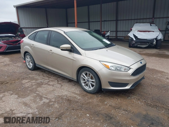 2017 Ford Focus SE with VIN 1FADP3F28HL236581, listed as a IAAI auction lot 41911991 with 61,990 mi miles. Bid and sale history available at carsss.com. Image 1.