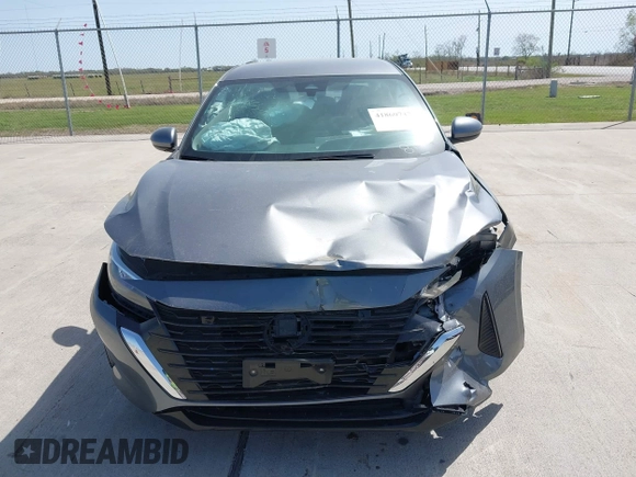 2024 Nissan Sentra SV with VIN 3N1AB8CV3RY348143, listed as a IAAI auction lot 41860747 with 2,270 mi miles and . Bid and sale history available at DreamBid. Image 12.