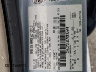 2010 Ford Fusion Hybrid with VIN 3FADP0L3XAR133648, listed as a Copart auction lot 50716805 with 85,266 mi miles and Salvage Title. Bid and sale history available at DreamBid. Image 12.