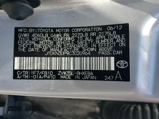 2012 Toyota Prius with VIN JTDKN3DP9C3020964, listed as a Copart auction lot 53879414 with 237,909 mi miles and Salvage title. Bid and sale history available at DreamBid. Image 12.