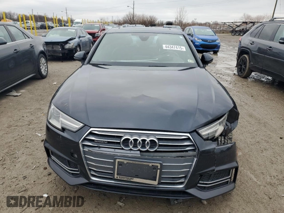 2017 Audi A4 Season of Audi Premium with VIN WAUDNAF47HN049517, listed as a Copart auction lot 44347415 with 109,739 mi miles and Salvage Title. Bid and sale history available at carsss.com. Image 5.