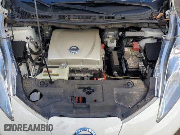 2015 Nissan LEAF SV with VIN 1N4AZ0CP9FC326217, listed as a Copart auction lot 73225843 with 49,163 mi miles and . Bid and sale history available at DreamBid. Image 11.