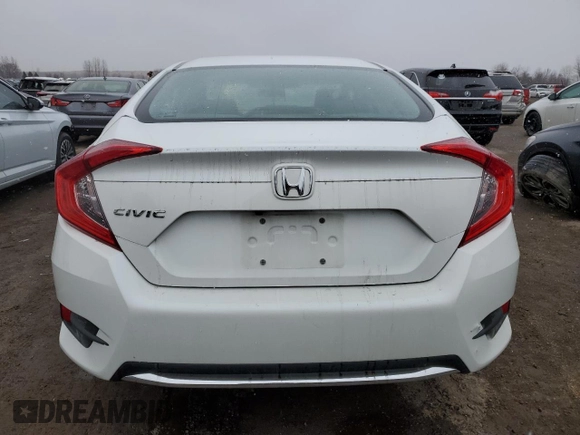 2021 Honda Civic Sedan EX with VIN 2HGFC2F72MH016625, listed as a Copart auction lot 47678435 with 175,797 mi miles and Salvage Title. Bid and sale history available at carsss.com. Image 6.
