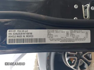 2022 Jeep Compass High Altitude with VIN 3C4NJDCB1NT108788, listed as a IAAI auction lot 41917869 with 77,359 mi miles and . Bid and sale history available at DreamBid. Image 9.