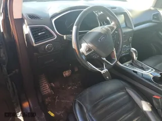 2017 Ford Edge SEL with VIN 2FMPK4J83HBC17097, listed as a Copart auction lot 44496985 with 155,787 mi miles and Salvage Title. Bid and sale history available at carsss.com. Image 8.