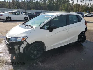 2018 Honda Fit Sport with VIN 3HGGK5G62JM706788, listed as a Copart auction lot 82872004 with 137,288 mi miles and Salvage Title. Bid and sale history available at DreamBid. Image 1.