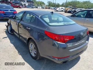 2011 Kia Optima LX with VIN KNAGM4A78B5185164, listed as a IAAI auction lot 41999846 with 216,008 mi miles and . Bid and sale history available at carsss.com. Image 3.