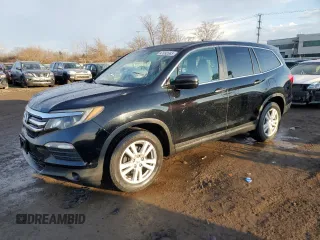 2016 Honda Pilot LX with VIN 5FNYF5H12GB014392, listed as a Copart auction lot 47092685 with 108,922 mi miles and Salvage Title. Bid and sale history available at DreamBid. Image 1.