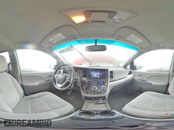 2017 Toyota Sienna LE with VIN 5TDJZ3DC1HS168822, listed as a Copart auction lot 43872695 with 123,681 mi miles and Non Repairable. Bid and sale history available at carsss.com. Image 15.