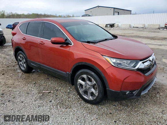 2018 Honda CR-V EX-L with VIN 2HKRW2H87JH661797, listed as a Copart auction lot 52279815 with 90,270 mi miles and Salvage Title. Bid and sale history available at carsss.com. Image 4.