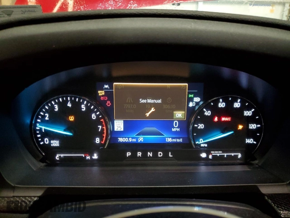 2023 Ford Explorer ST-Line with VIN 1FMSK8KH0PGC01673, listed as a Copart auction lot 62283555 with 7,800 mi miles and Salvage title. Bid and sale history available at DreamBid. Image 9.