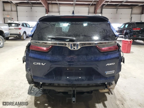 2020 Honda CR-V Hybrid Touring with VIN 7FART6H90LE003947, listed as a Copart auction lot 47390455 with 39,837 mi miles and Salvage Title. Bid and sale history available at carsss.com. Image 6.