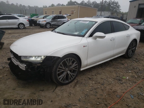 2016 Audi A7 3.0 Premium Plus with VIN WAUWGAFC4GN084587, listed as a Copart auction lot 50068683 with 84,909 mi miles and Salvage Title. Bid and sale history available at carsss.com. Image 1.