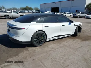 2022 Lucid Air Grand Touring with VIN 50EA1GBA1NA002790, listed as a IAAI auction lot 41585856 with 41,219 mi miles. Bid and sale history available at carsss.com. Image 4.
