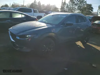 2022 Mazda CX-30 2.5 S Carbon Edition with VIN 3MVDMBCL6NM450598, listed as a Copart auction lot 80052814 with 15,344 mi miles and Salvage Title. Bid and sale history available at carsss.com. Image 1.