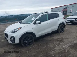 2020 Kia Sportage S with VIN KNDP6CAC0L7833915, listed as a IAAI auction lot 41940692 with 55,005 mi miles. Bid and sale history available at carsss.com. Image 2.