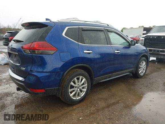 2019 Nissan Rogue SV with VIN 5N1AT2MT7KC829981, listed as a IAAI auction lot 41909889 with 57,794 mi miles and . Bid and sale history available at DreamBid. Image 4.