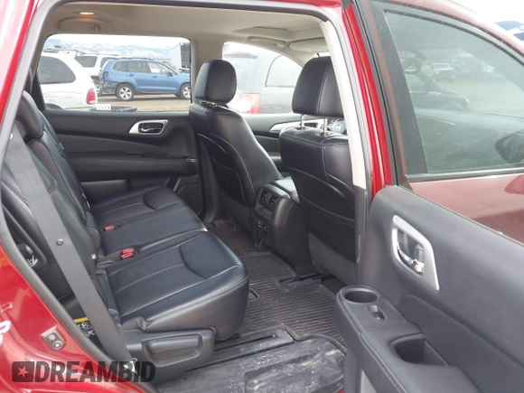 2018 Nissan Pathfinder SV with VIN 5N1DR2MM6JC657204, listed as a IAAI auction lot 41836497 with 67,108 mi miles and . Bid and sale history available at DreamBid. Image 8.