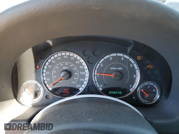 2005 Jeep Liberty Limited with VIN 1J4GK58K55W560400, listed as a Copart auction lot 76913964 with 208,040 mi miles and Salvage Title. Bid and sale history available at carsss.com. Image 9.