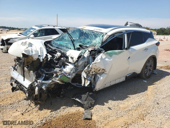 2019 Nissan Murano S with VIN 5N1AZ2MJ1KN151326, listed as a Copart auction lot 62102953 with 0 mi miles and Salvage Title. Bid and sale history available at carsss.com. Image 1.