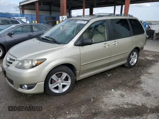 2005 Mazda MPV LX with VIN JM3LW28J450548215, listed as a Copart auction lot 84566794 with 164,916 mi miles and Salvage Title. Bid and sale history available at carsss.com. Image 1.