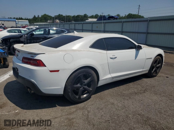 2014 Chevrolet Camaro LT with VIN 2G1FC1E38E9247105, listed as a Copart auction lot 60249125 with 138,495 mi miles and Salvage title. Bid and sale history available at DreamBid. Image 3.