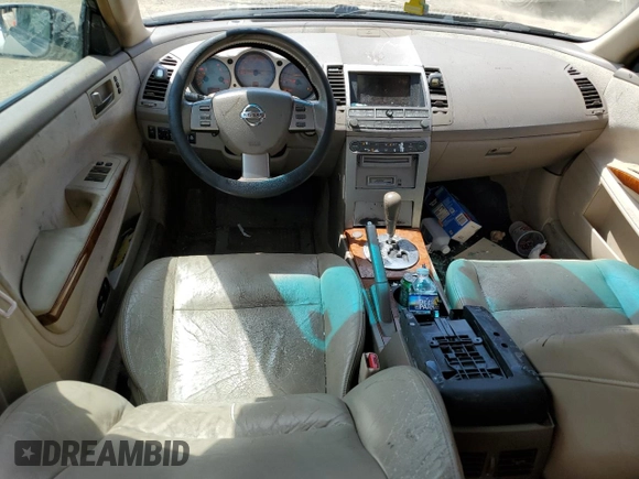 2004 Nissan Maxima SL with VIN 1N4BA41E24C907575, listed as a Copart auction lot 59956394 with 204,734 mi miles and Salvage Title. Bid and sale history available at DreamBid. Image 8.