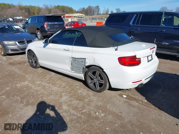 2017 BMW 2 Series 230i with VIN WBA2K9C55HV647200, listed as a IAAI auction lot 41522478 with 81,365 mi miles and . Bid and sale history available at DreamBid. Image 3.