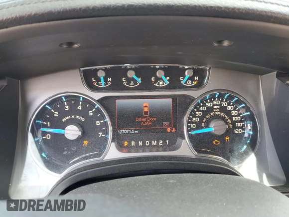 2014 Ford F-150 XL with VIN 1FTFW1ET3EFC25633, listed as a Copart auction lot 51579375 with 127,071 mi miles and Salvage Title. Bid and sale history available at carsss.com. Image 9.