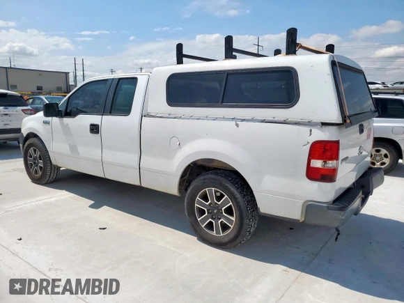 2008 Ford F-150 XL with VIN 1FTPX12V98FA70078, listed as a Copart auction lot 58519715 with 151,284 mi miles and Salvage title. Bid and sale history available at DreamBid. Image 2.