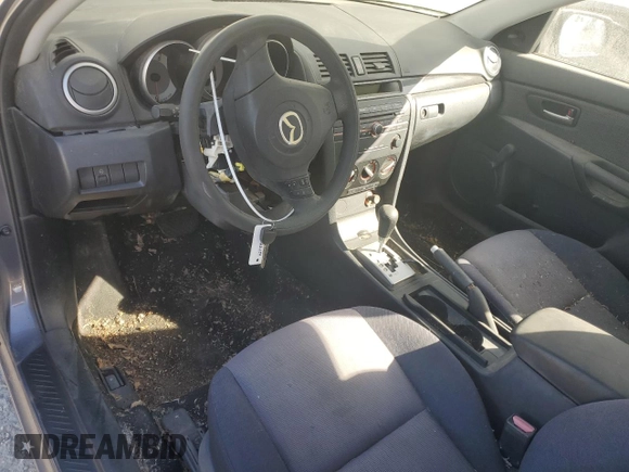 2008 Mazda 3 i Sport with VIN JM1BK12F381871944, listed as a Copart auction lot 73062454 with 105,916 mi miles and Clean Title. Bid and sale history available at DreamBid. Image 8.