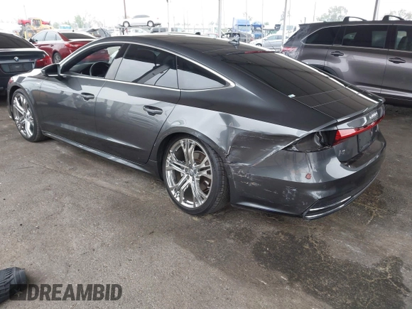 2019 Audi A7 Prestige with VIN WAUV2AF25KN022867, listed as a IAAI auction lot 42100910 with 68,735 mi miles and . Bid and sale history available at DreamBid. Image 3.