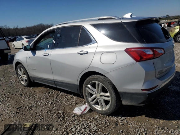 2019 Chevrolet Equinox Premier with VIN 2GNAXYEX8K6296214, listed as a Copart auction lot 46095905 with 112,743 mi miles and Salvage Title. Bid and sale history available at carsss.com. Image 2.
