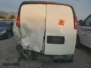 2012 GMC Savana Cargo Van with VIN 1GTS8AF46C1184540, listed as a Copart auction lot 65932044 with 390,078 mi miles and Salvage Title. Bid and sale history available at carsss.com. Image 6.