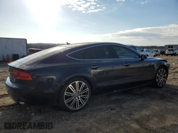 2015 Audi A7 Premium Plus with VIN WAUWGAFC2FN004203, listed as a Copart auction lot 47918255 with 156,642 mi miles and Clean title. Bid and sale history available at DreamBid. Image 3.