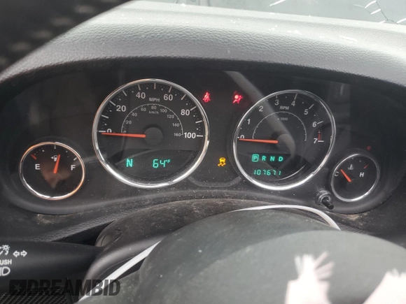 2013 Jeep Wrangler Sport with VIN 1C4AJWAG5DL511269, listed as a Copart auction lot 44527515 with 107,671 mi miles and Salvage title. Bid and sale history available at DreamBid. Image 9.