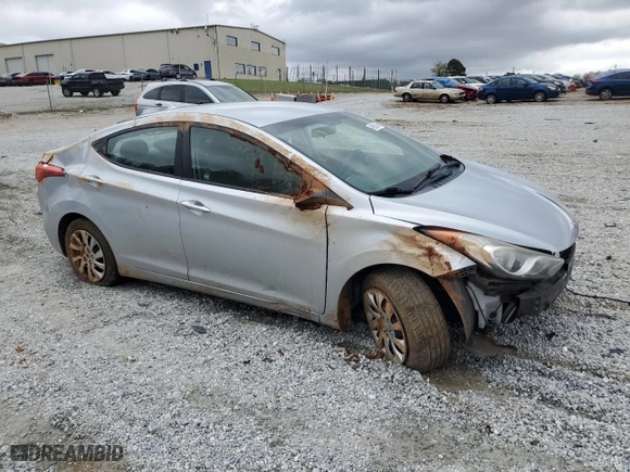 2011 Hyundai Elantra GLS PZEV with VIN 5NPDH4AEXBH032018, listed as a Copart auction lot 49900455 with 84,676 mi miles and Salvage Title. Bid and sale history available at carsss.com. Image 4.
