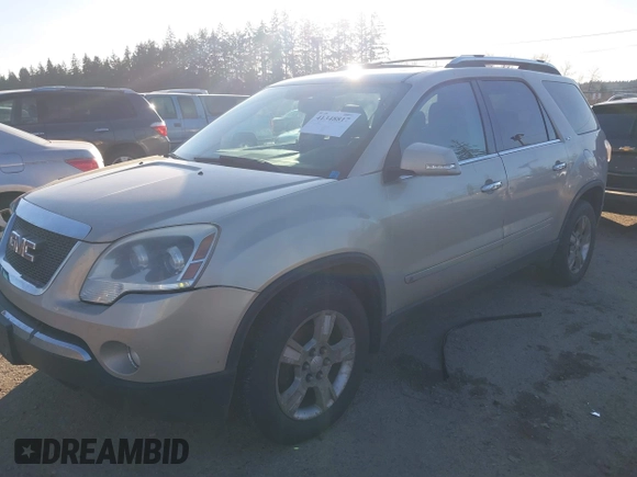 2009 GMC Acadia SLT2 with VIN 1GKEV33D69J175985, listed as a IAAI auction lot 41381659 with 179,351 mi miles. Bid and sale history available at carsss.com. Image 2.
