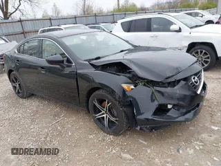 2014 Mazda 6 i Sport with VIN JM1GJ1U62E1149446, listed as a IAAI auction lot 42016756 with 147,126 mi miles. Bid and sale history available at carsss.com. Image 1.
