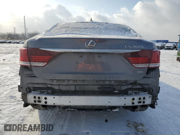 2014 Lexus LS 460 L с VIN JTHDL5EF5E5006596, выставлен на аукционе Copart как лот 88340955 с пробегом Не указан миль и Чистый • Clean title. История ставок и продаж доступна на DreamBid. Изображение 6.