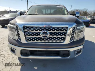 2017 Nissan Titan SL with VIN 1N6AA1E6XHN536809, listed as a Copart auction lot 47956345 with 135,207 mi miles and Salvage title. Bid and sale history available at DreamBid. Image 5.