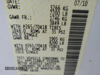2010 Nissan Titan LE with VIN 1N6BA0ECXAN325250, listed as a Copart auction lot 44730165 with 193,844 mi miles and Salvage Title. Bid and sale history available at carsss.com. Image 12.