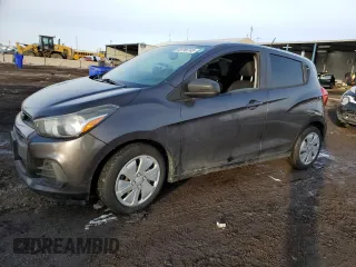 2016 Chevrolet Spark LS with VIN KL8CB6SA9GC620668, listed as a Copart auction lot 45796745 with 151,290 mi miles and Salvage Title. Bid and sale history available at carsss.com. Image 1.